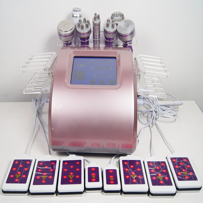 Máquina bipolar 9 da perda de peso do vácuo 40K em 1 instrumento do emagrecimento do laser de Lipo