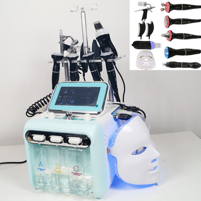 Máquina 9 de Aqua Peel Facial Hydrafacial Water Dermabrasion em 1 para a pele limpa