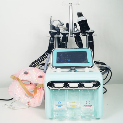 Máquina 9 de Aqua Peel Facial Hydrafacial Water Dermabrasion em 1 para a pele limpa