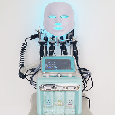 Máquina 9 de Aqua Peel Facial Hydrafacial Water Dermabrasion em 1 para a pele limpa