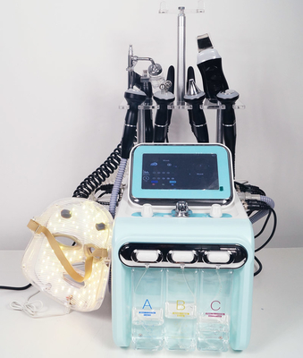 Máquina 9 da bolha dos cuidados com a pele H2O2 do salão de beleza em 1 máquina facial de Dermabrasion do Hydra