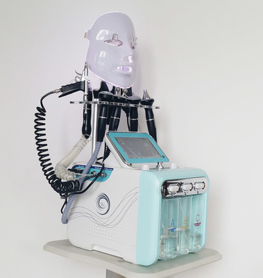 9 em 1 máquina Hydradermabrasion Aqua Peel Facial Machine da bolha do RF H2O2