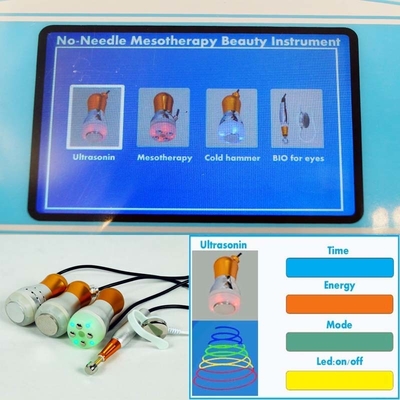 5 em 1 olho Mesotherapy nenhuma máquina da agulha/máquina ultrassônica da beleza