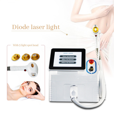 instrumento super da beleza da máquina 1500W da remoção do cabelo do laser do diodo de 808nm 1064nm 755nm