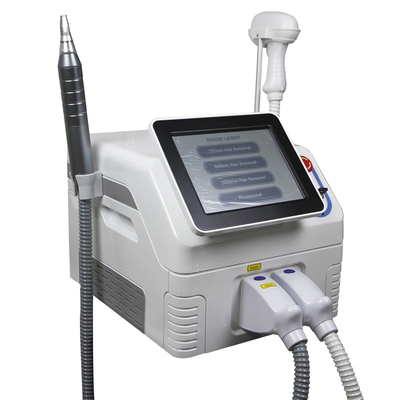 instrumento super da remoção do cabelo 1500W com a máquina da remoção da tatuagem do laser do diodo de 808nm 1064nm 755nm