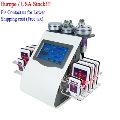 Máquina 6 da cavitação do laser da perda de peso do RF em 1 110V 220V 40 quilohertz