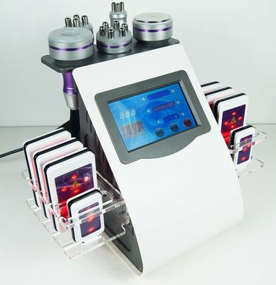 Máquina 6 da cavitação do laser da perda de peso do RF em 1 110V 220V 40 quilohertz