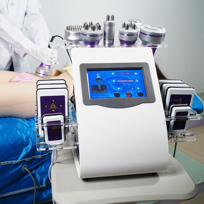 Máquina multifuncional 9 da cavitação do laser em 1 dispositivo da face lift de Microcurrent