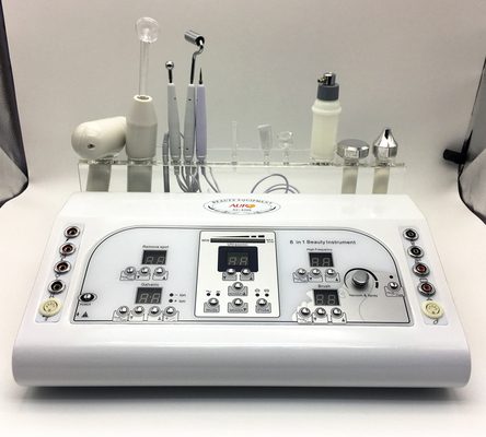 Máquina Multifunction ultrassônica da beleza da máquina facial de alta frequência galvânico dos termas