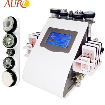 Máquina 6 de Lipolaser da cavitação do ultrassom em 1 rejuvenescimento da pele do RF 40Khz do vácuo