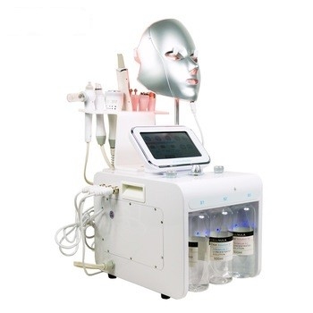 Máquina facial do oxigênio ultrassônico portátil do Hydra do RF da máquina da bolha H2O2