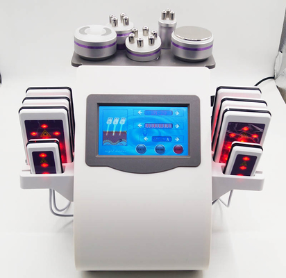 máquina 6 do laser de Lipo da cavitação do emagrecimento do corpo 40K em 1 300W para o salão de beleza