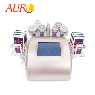 9 em 1 máquina do RF do emagrecimento do corpo da máquina 40K da cavitação do laser do vácuo