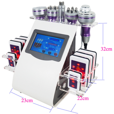 BIO roxo ultrassônico 9 da máquina da cavitação do vácuo 40K em 1 máquina do emagrecimento do RF