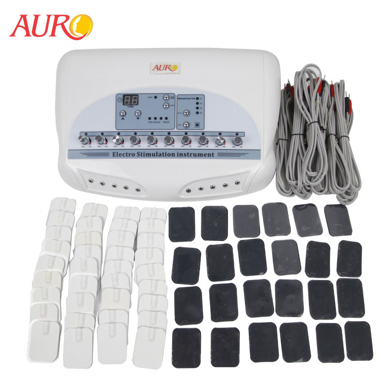 Máquinas elétricas da aptidão do Ems das almofadas da adesão do auto dos PCes da máquina 60 do Stimulator do músculo do cuidado traseiro