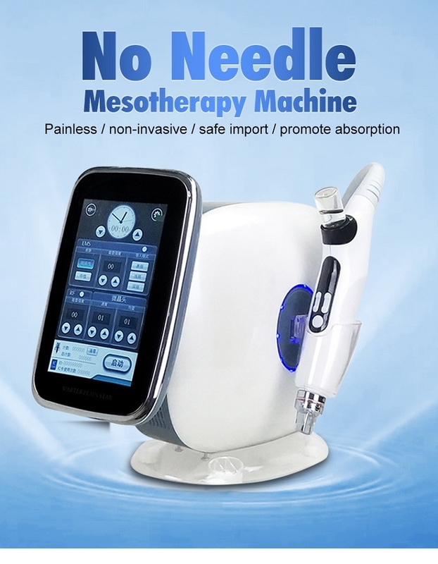 EMS + RF meso nenhuma metralhadora 3 de Mesotherapy da agulha em 1   Para o levantamento da pele