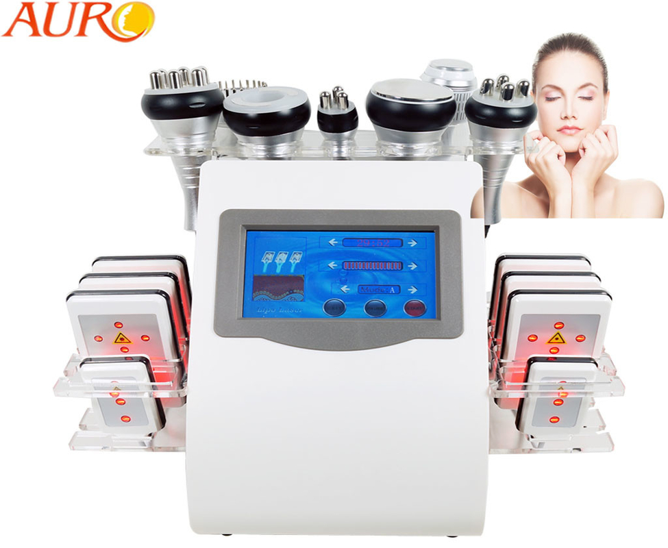 Máquina multipolar RF 9 da cavitação de Lipo do elevador da pele em 1 dispositivo da redução das celulites
