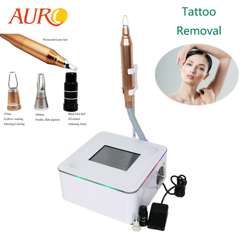 Da máquina comercial da remoção da tatuagem do interruptor do OEM Q laser branco do ND Yag da cor